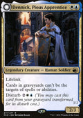 Dennick, Pious Apprentice - Innistrad: Midnight Hunt #217 - Front