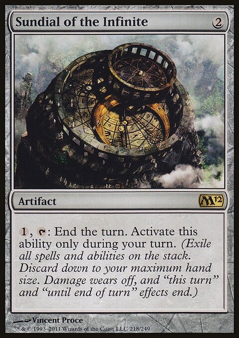 Sundial of the Infinite - Magic 2012 #218 - Front