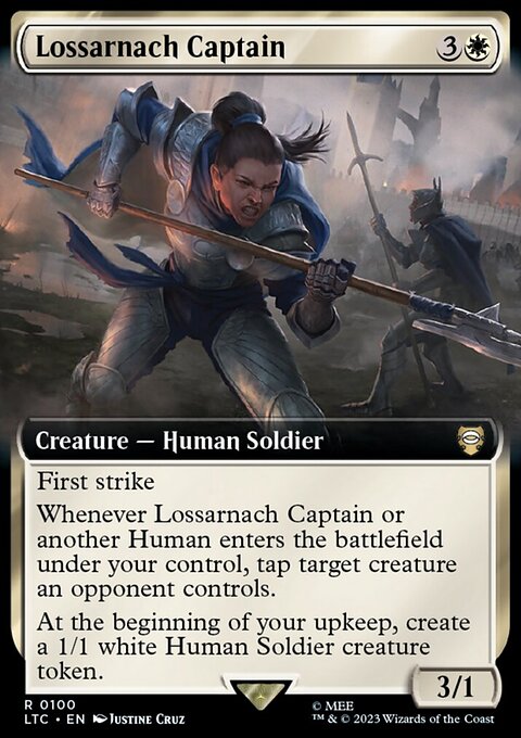 Lossarnach Captain - Tales of Middle-earth Commander #100 - Front