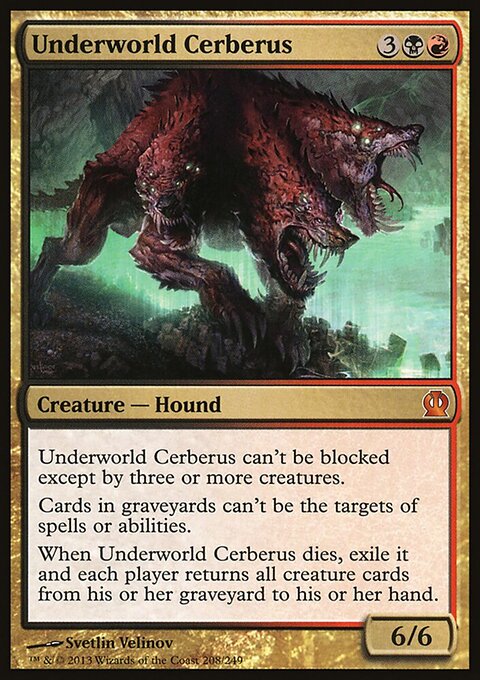 Underworld Cerberus - Theros #208 - Front