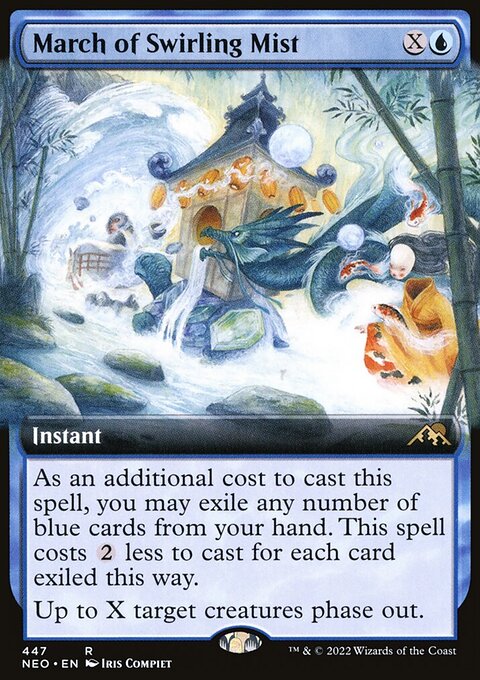 March of Swirling Mist - Kamigawa: Neon Dynasty #447 - Front