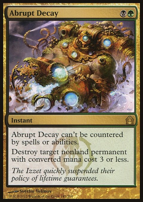 Abrupt Decay - Return to Ravnica #141 - Front