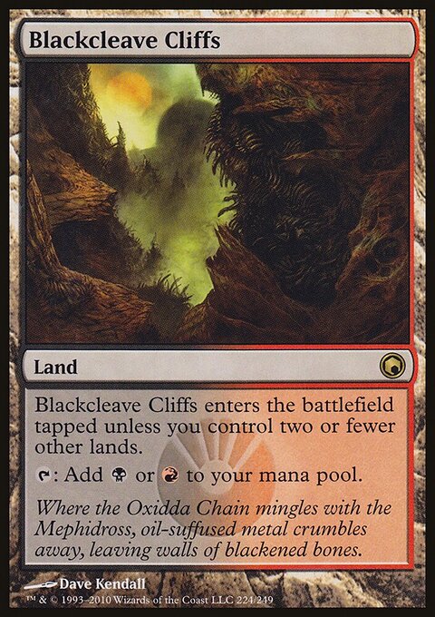 Blackcleave Cliffs - Scars of Mirrodin #224 - Front