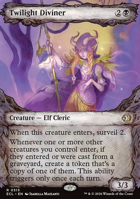 Twilight Diviner - Lorwyn Eclipsed #315 - Front