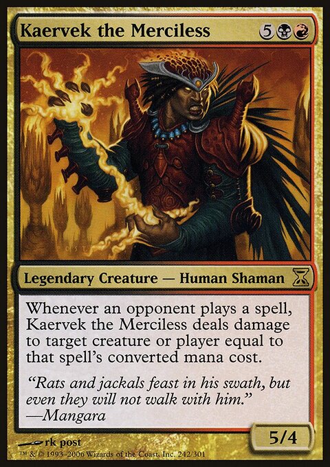 Kaervek the Merciless - Time Spiral #242 - Front