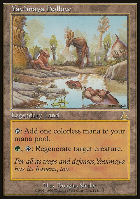 Yavimaya Hollow - Urza's Destiny #143 - Front