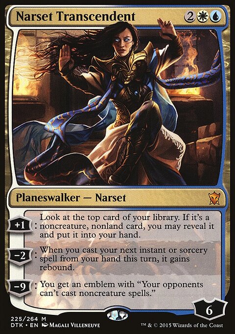 Narset Transcendent - Dragons of Tarkir #225 - Front