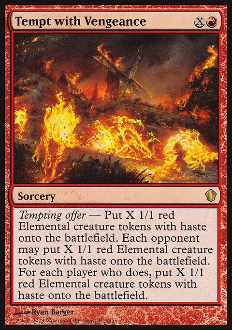 Tempt with Vengeance - Commander 2013 #125 - Front