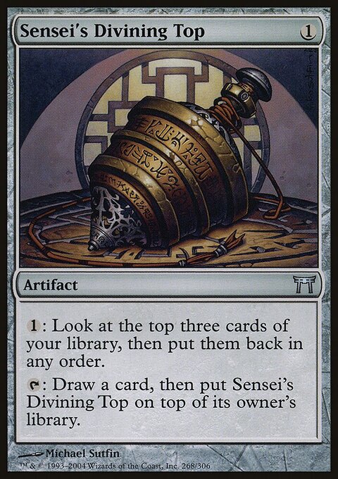 Sensei's Divining Top - Champions of Kamigawa #268 - Front
