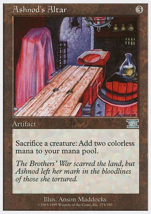 Ashnod's Altar - Classic Sixth Edition #274 - Front