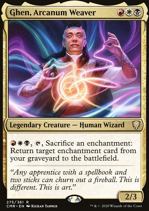 Ghen, Arcanum Weaver - Commander Legends #275 - Front