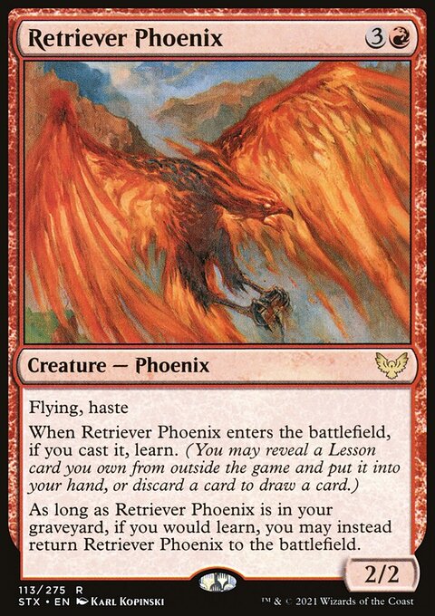 Retriever Phoenix - Strixhaven: School of Mages #113 - Front