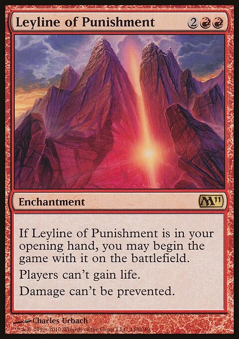 Leyline of Punishment - Magic 2011 #148 - Front