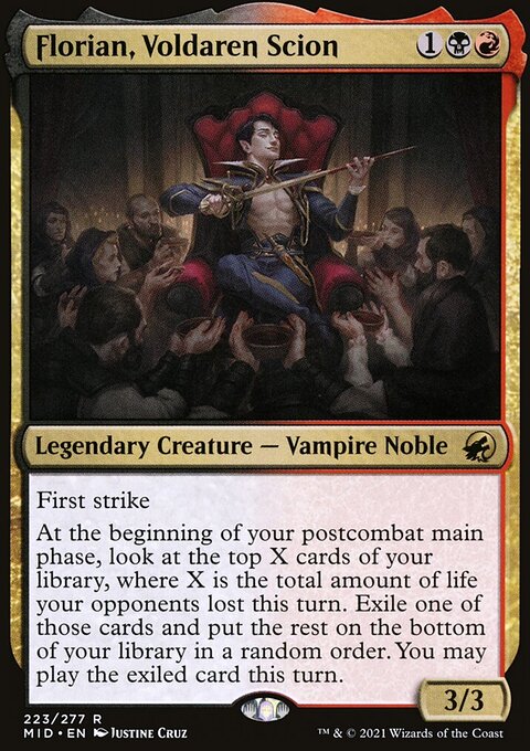 Florian, Voldaren Scion - Innistrad: Midnight Hunt #223 - Front