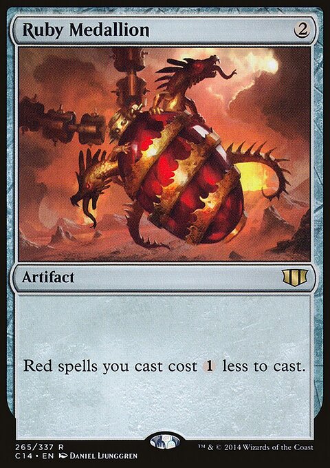 Ruby Medallion - Commander 2014 #265 - Front