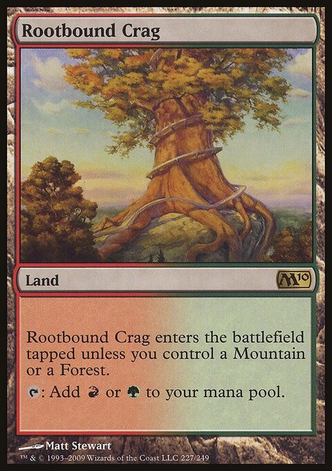 Rootbound Crag - Magic 2010 #227 - Front