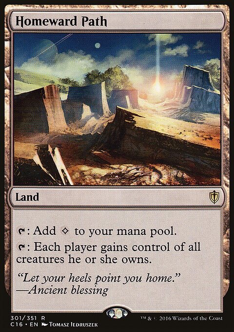 Homeward Path - Commander 2016 #301 - Front