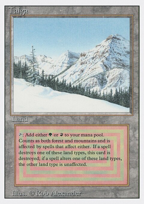 Taiga - Revised Edition #287 - Front