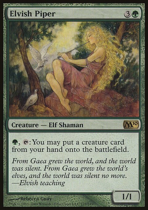 Elvish Piper - Magic 2010 #177 - Front