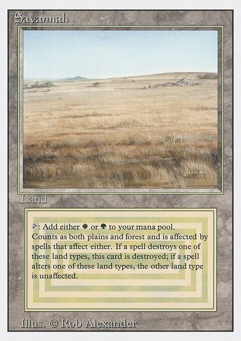 Savannah - Revised Edition #285 - Front