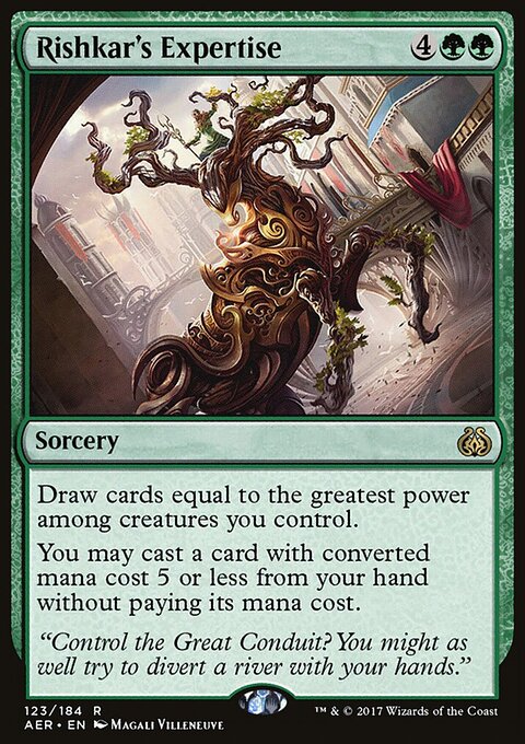 Rishkar's Expertise - Aether Revolt #123 - Front