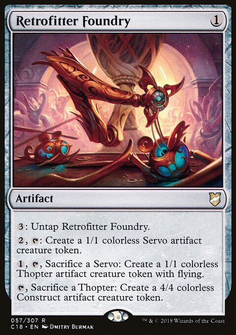 Retrofitter Foundry - Commander 2018 #57 - Front
