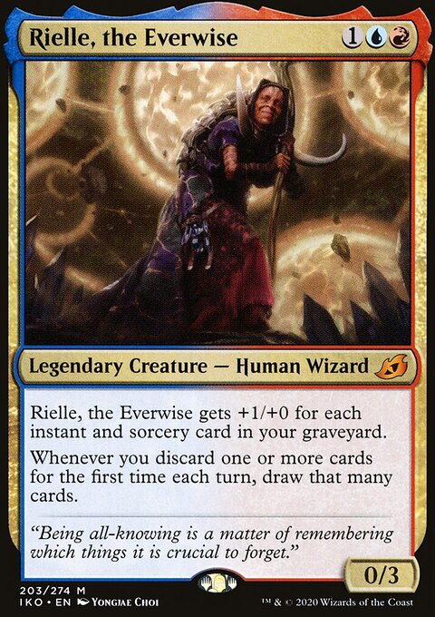 Rielle, the Everwise - Ikoria: Lair of Behemoths #203 - Front