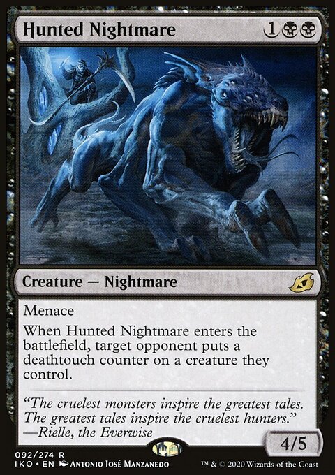 Hunted Nightmare - Ikoria: Lair of Behemoths #92 - Front