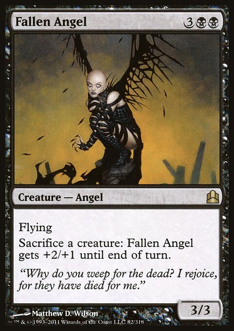 Fallen Angel - Commander 2011 #82 - Front