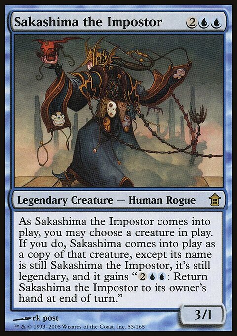Sakashima the Impostor - Saviors of Kamigawa #53 - Front