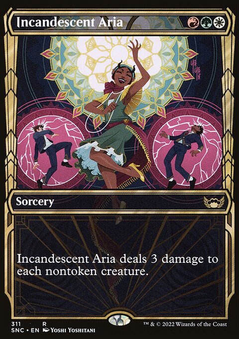 Incandescent Aria - Streets of New Capenna #311 - Front