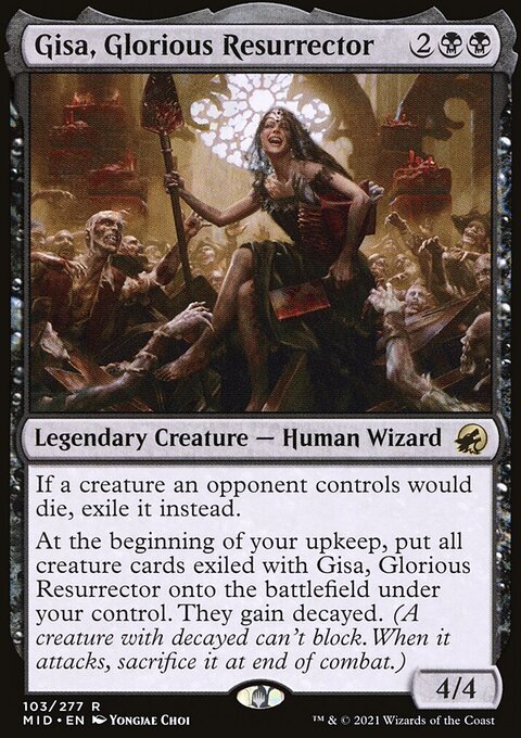 Gisa, Glorious Resurrector - Innistrad: Midnight Hunt #103 - Front