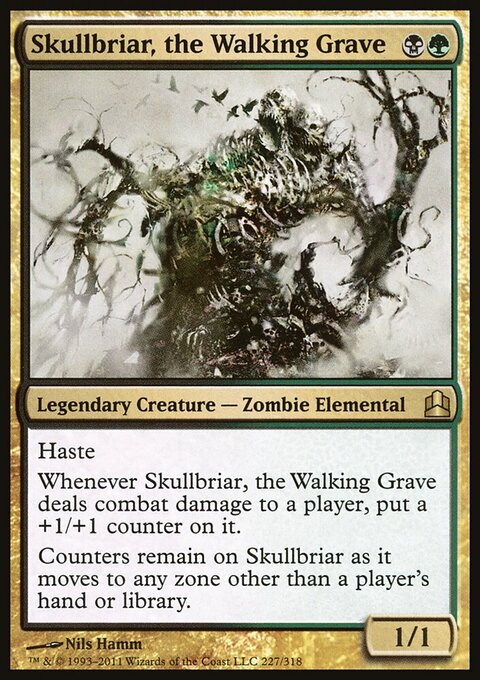 Skullbriar, the Walking Grave - Commander 2011 #227 - Front