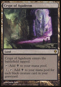 Crypt of Agadeem - Zendikar #212 - Front