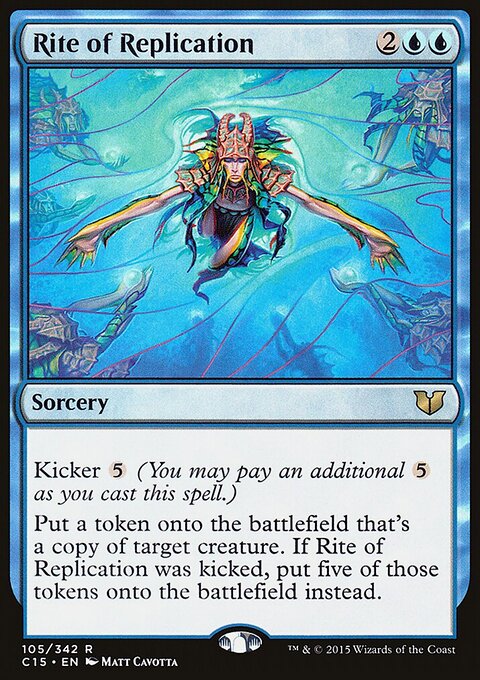Rite of Replication - Commander 2015 #105 - Front