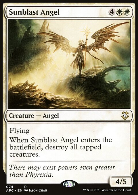 Sunblast Angel - Forgotten Realms Commander #74 - Front