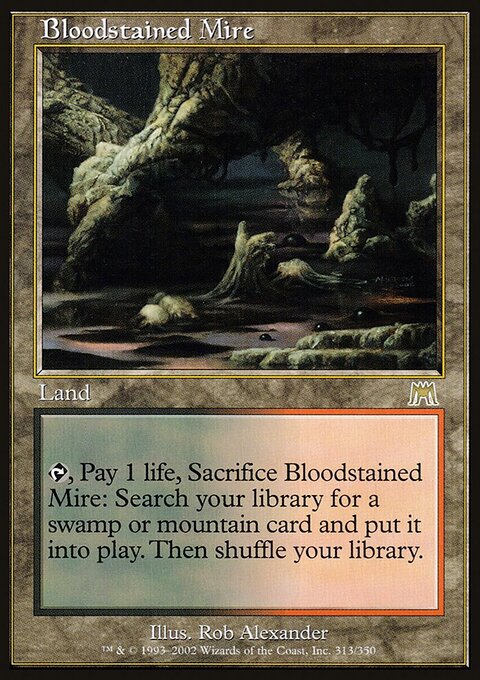 Bloodstained Mire - Onslaught #313 - Front
