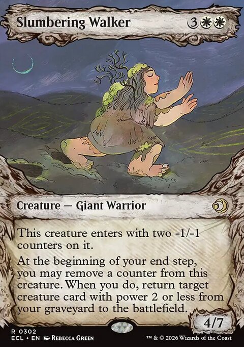Slumbering Walker - Lorwyn Eclipsed #302 - Front