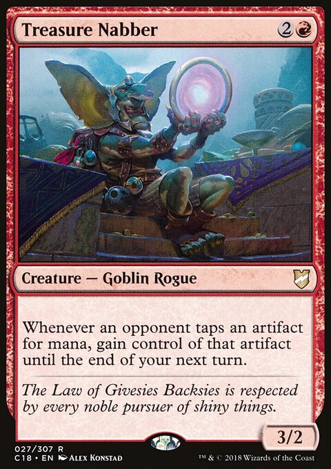 Treasure Nabber - Commander 2018 #27 - Front