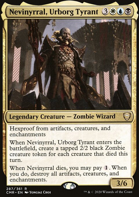 Nevinyrral, Urborg Tyrant - Commander Legends #287 - Front