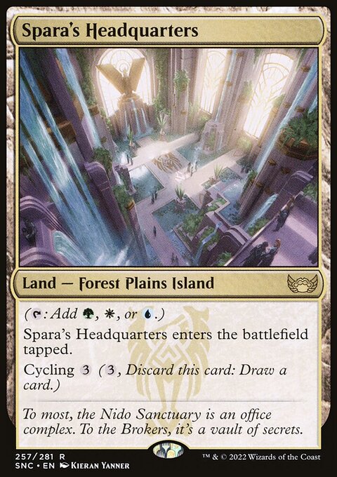 Spara's Headquarters - Streets of New Capenna #257 - Front
