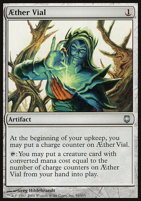 Aether Vial - Darksteel #91 - Front