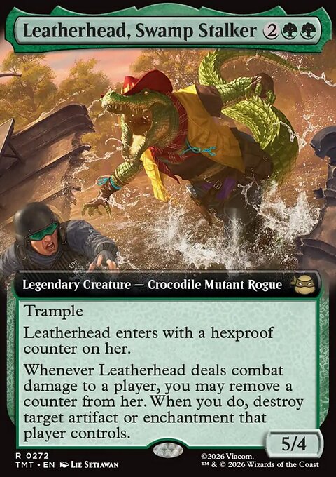 Leatherhead, Swamp Stalker - Teenage Mutant Ninja Turtles #272 - Front