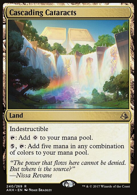 Cascading Cataracts - Amonkhet #240 - Front