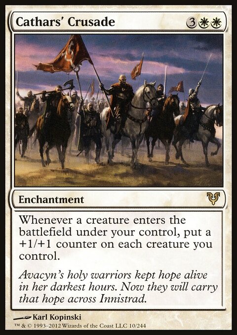 Cathars' Crusade - Avacyn Restored #10 - Front