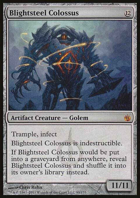 Blightsteel Colossus - Mirrodin Besieged #99 - Front