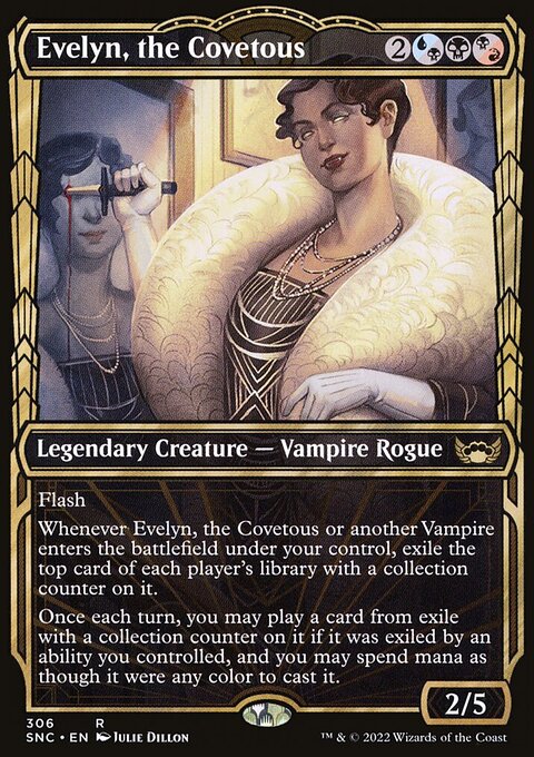 Evelyn, the Covetous - Streets of New Capenna #306 - Front