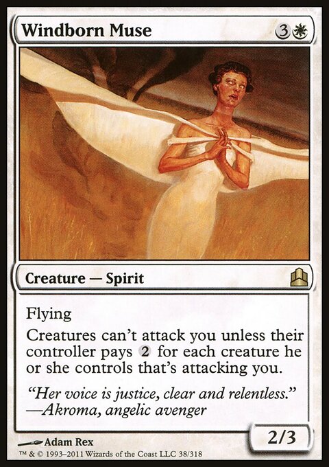 Windborn Muse - Commander 2011 #38 - Front