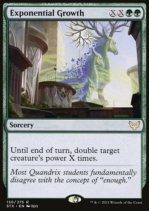 Exponential Growth - Strixhaven: School of Mages #130 - Front