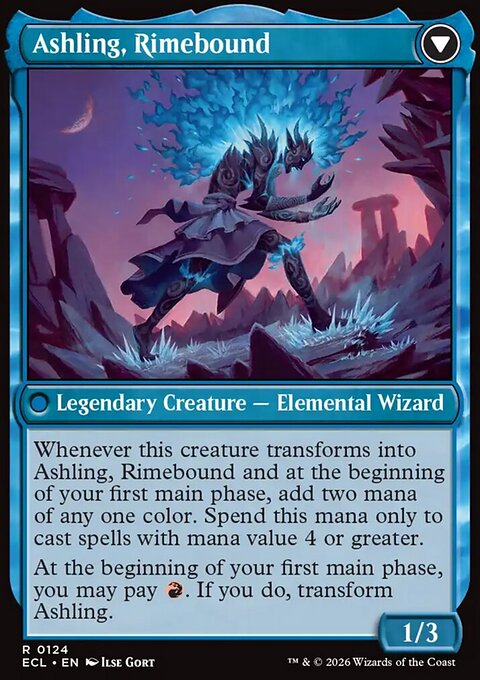 Ashling, Rekindled - Lorwyn Eclipsed #124 - Back
